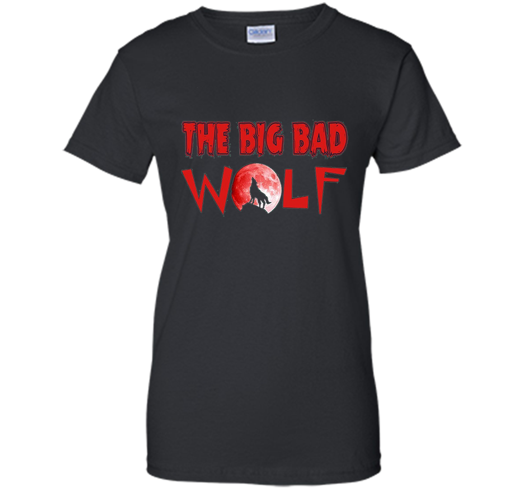 The Big Bad Wolf Graphic Tee Shirt - Halloween Literary Fun