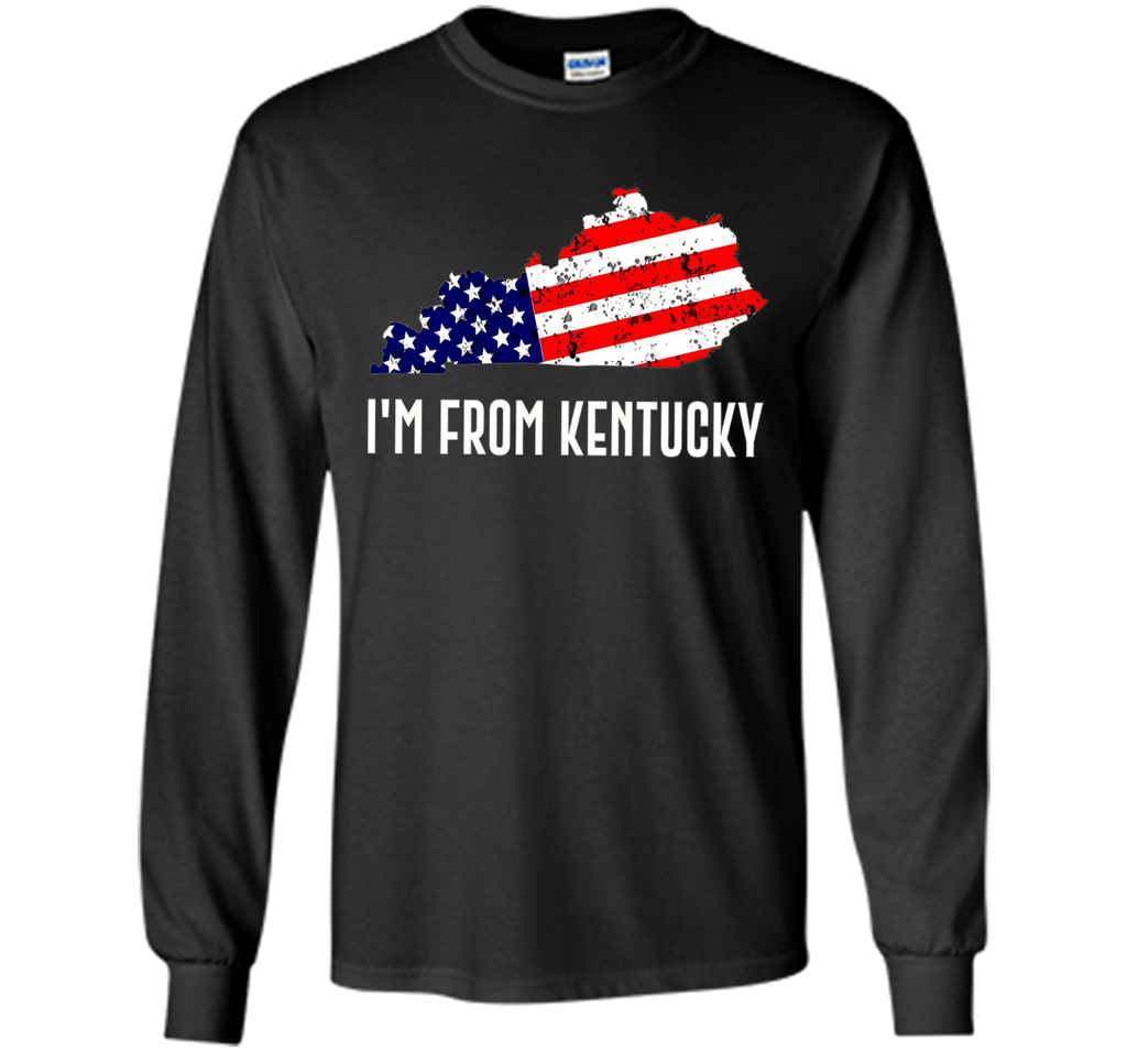 Proud of Kentucky-US flag Independence day Tshirt