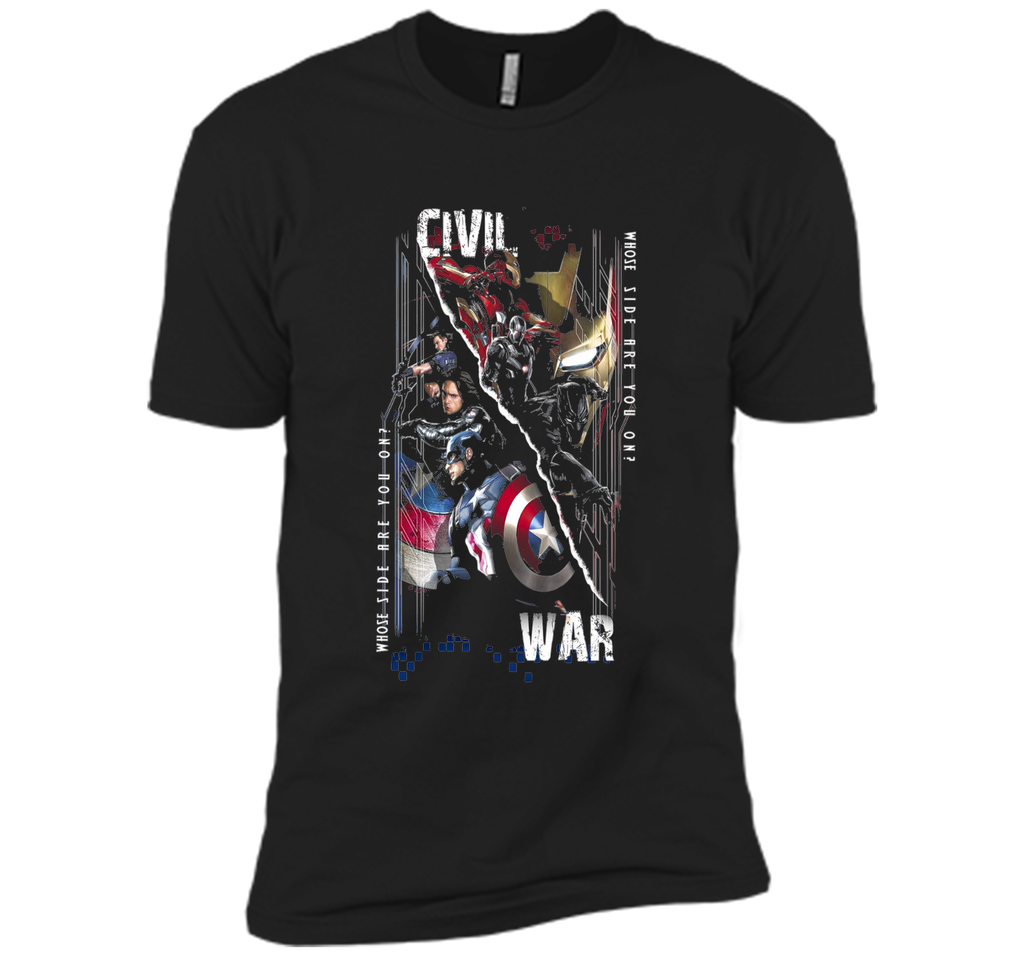 Captain America Civil War Sides Graphic T-Shirt