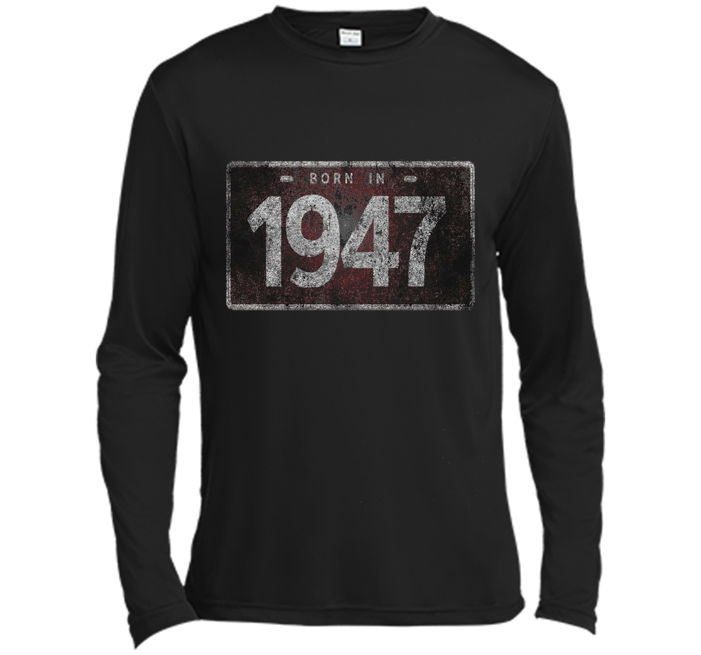 Men's 1947 License Plate 69th Birthday 69 Years Old Funny T-Shirt