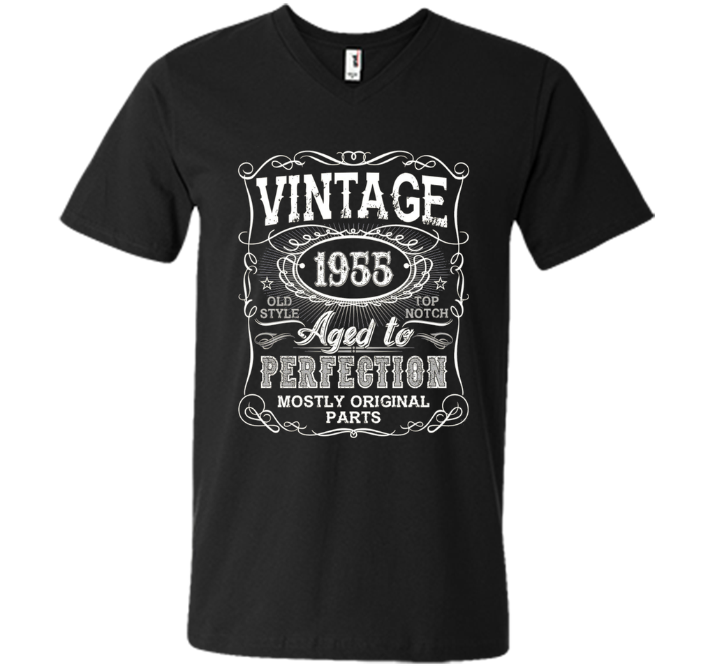 Vintage 1955 Aged To Perfection Tshirt 61st Birthday Gifts
