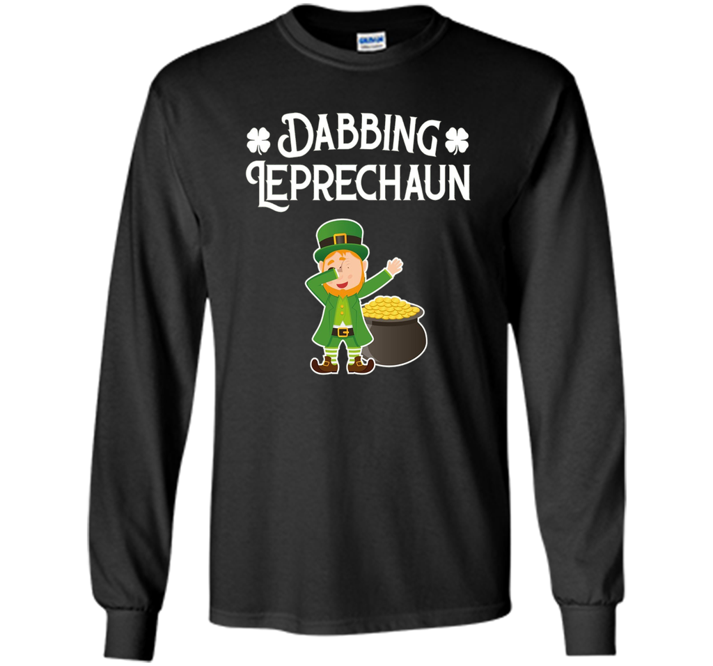Dabbing Leprechaun St. Patricks Day T-Shirt For Boys Girls