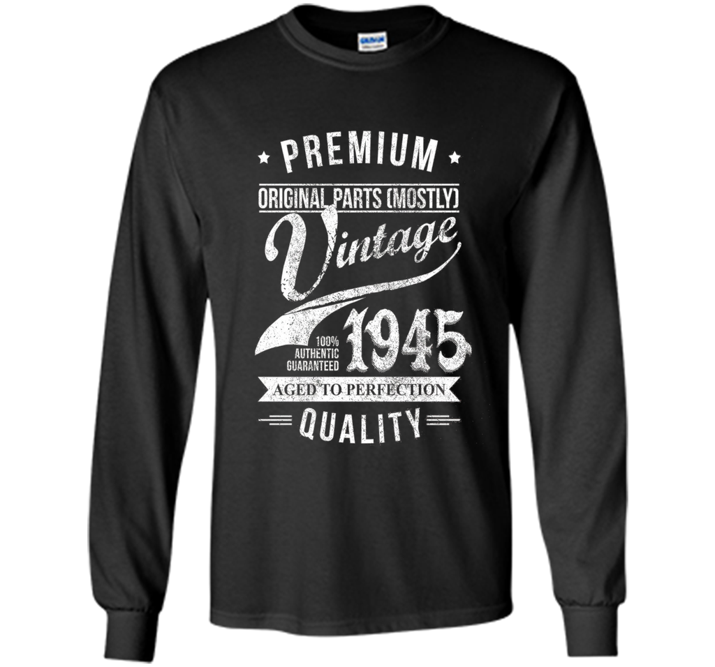 Vintage 1945 T-Shirt. Birthday Gift For 71 Years old.