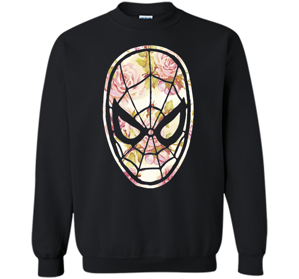 Spider-Man Floral Print Graphic T-Shirt