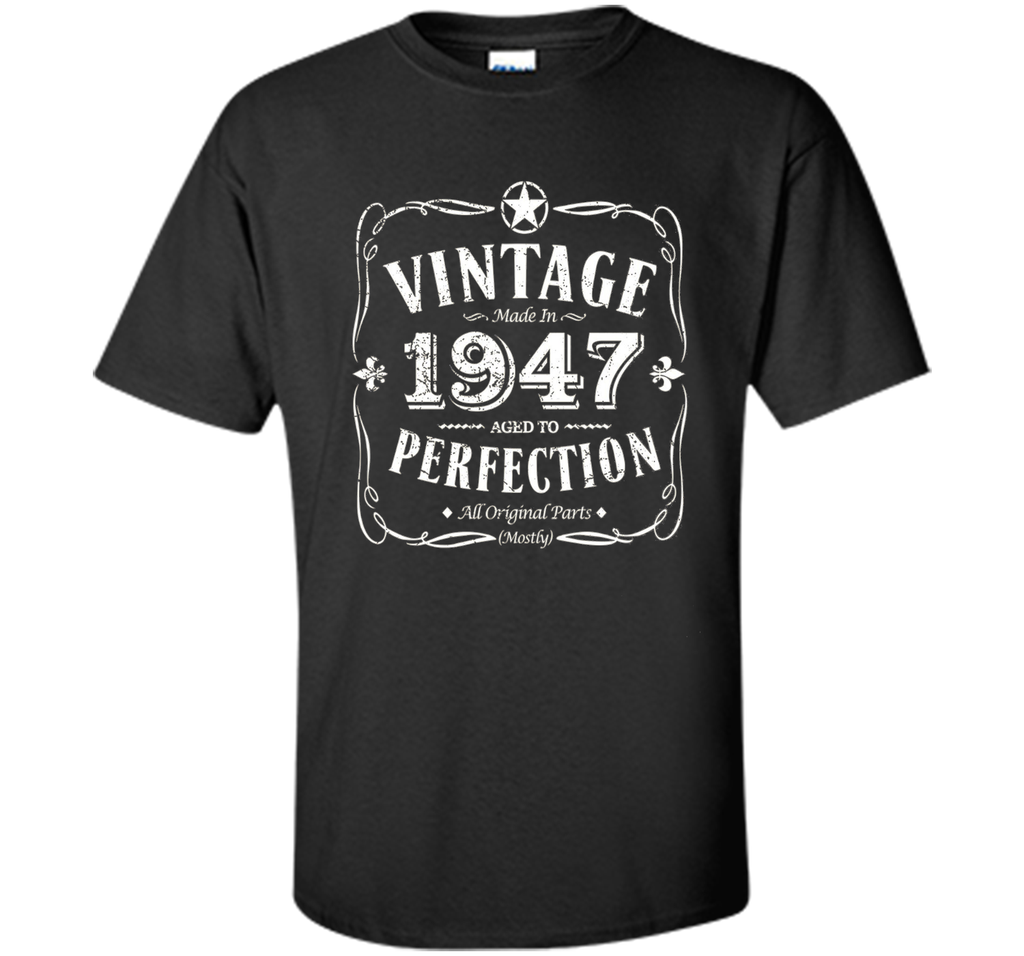Vintage Made In 1947 Birthday Gift Idea T Shirt