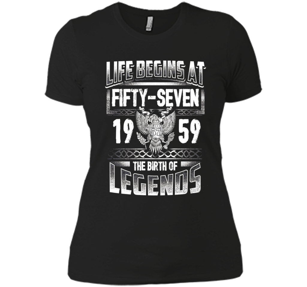 Life Begins At 57 - 1959 The Birth Of Legend T-Shirts Gifts