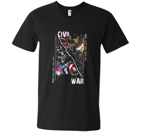 Captain America Civil War Sides Graphic T-Shirt