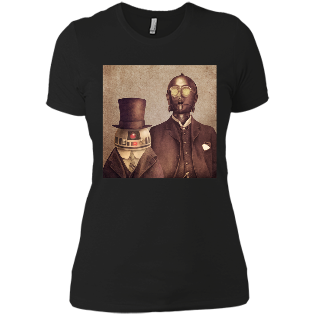 Duke R2 and Baron Von 3PO-Cartoon graphic T-Shirt