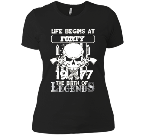 40th Birthday Gifts 1977 The Birth Of Legends T-Shirt t-shirt