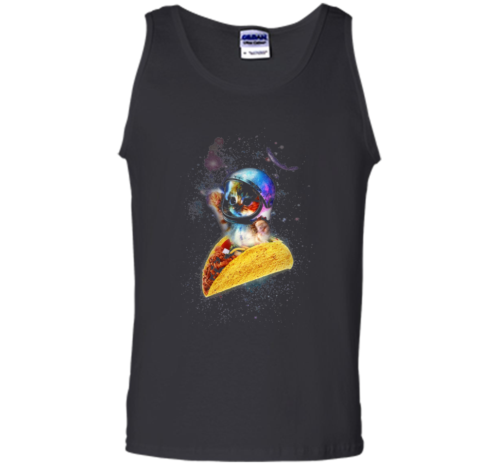 Official Crazy Space Taco Cat Funny T-Shirt