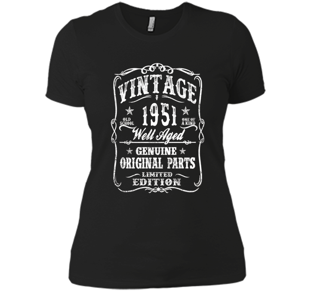 Vintage  1951 aged to perfection 65th birthday gift t shirt