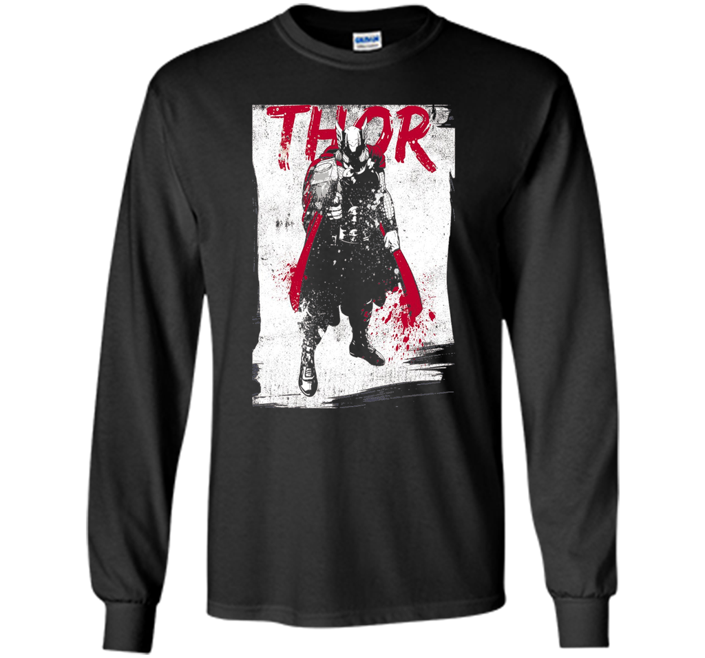 Thor Paint Splatter Print Graphic T-Shirt