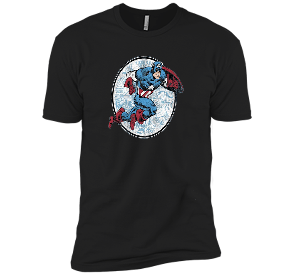 Captain America Battle Graphic T-Shirt