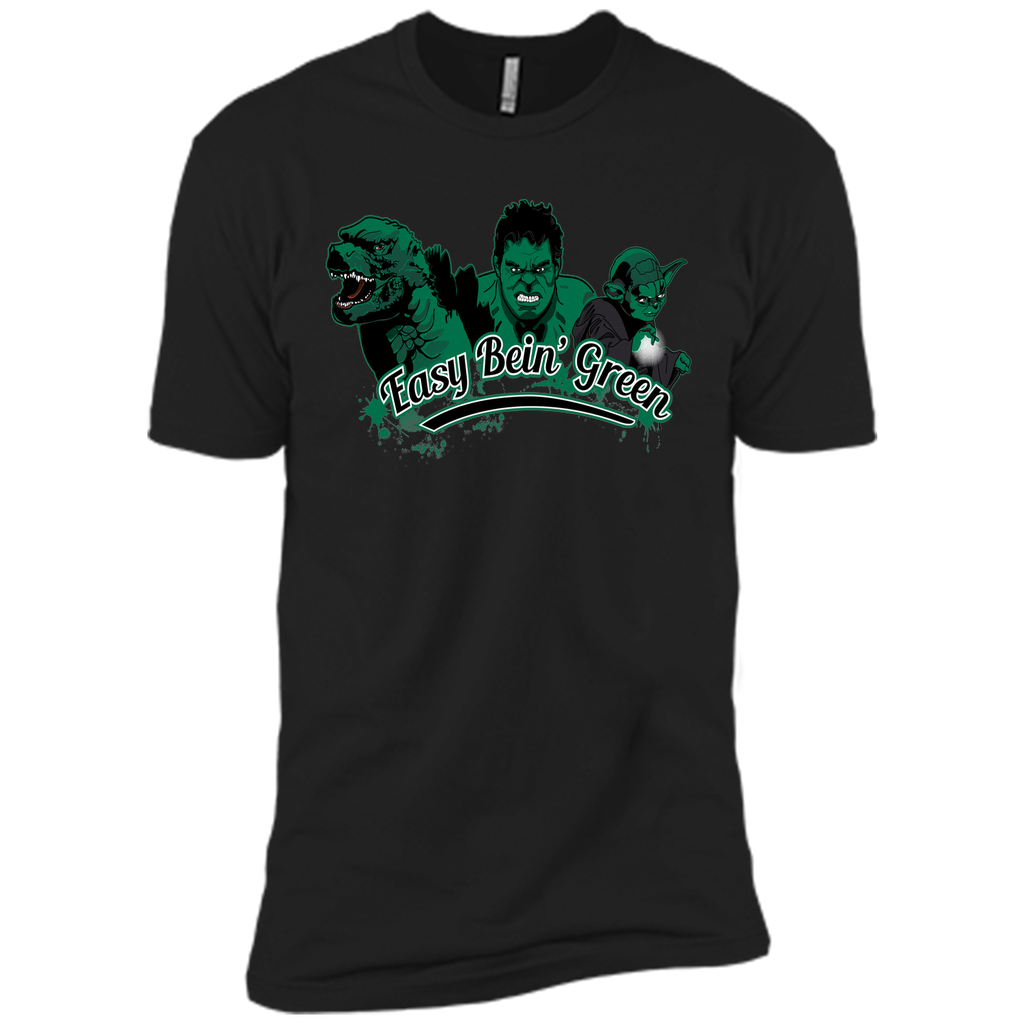 Easy Bein' Green-Cartoon graphic T-Shirt