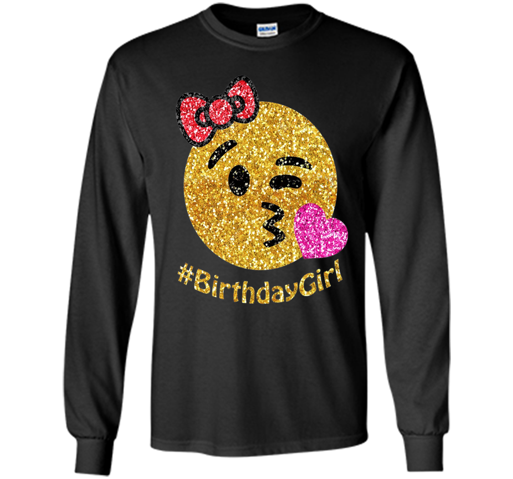 birthday emoji shirt for girls