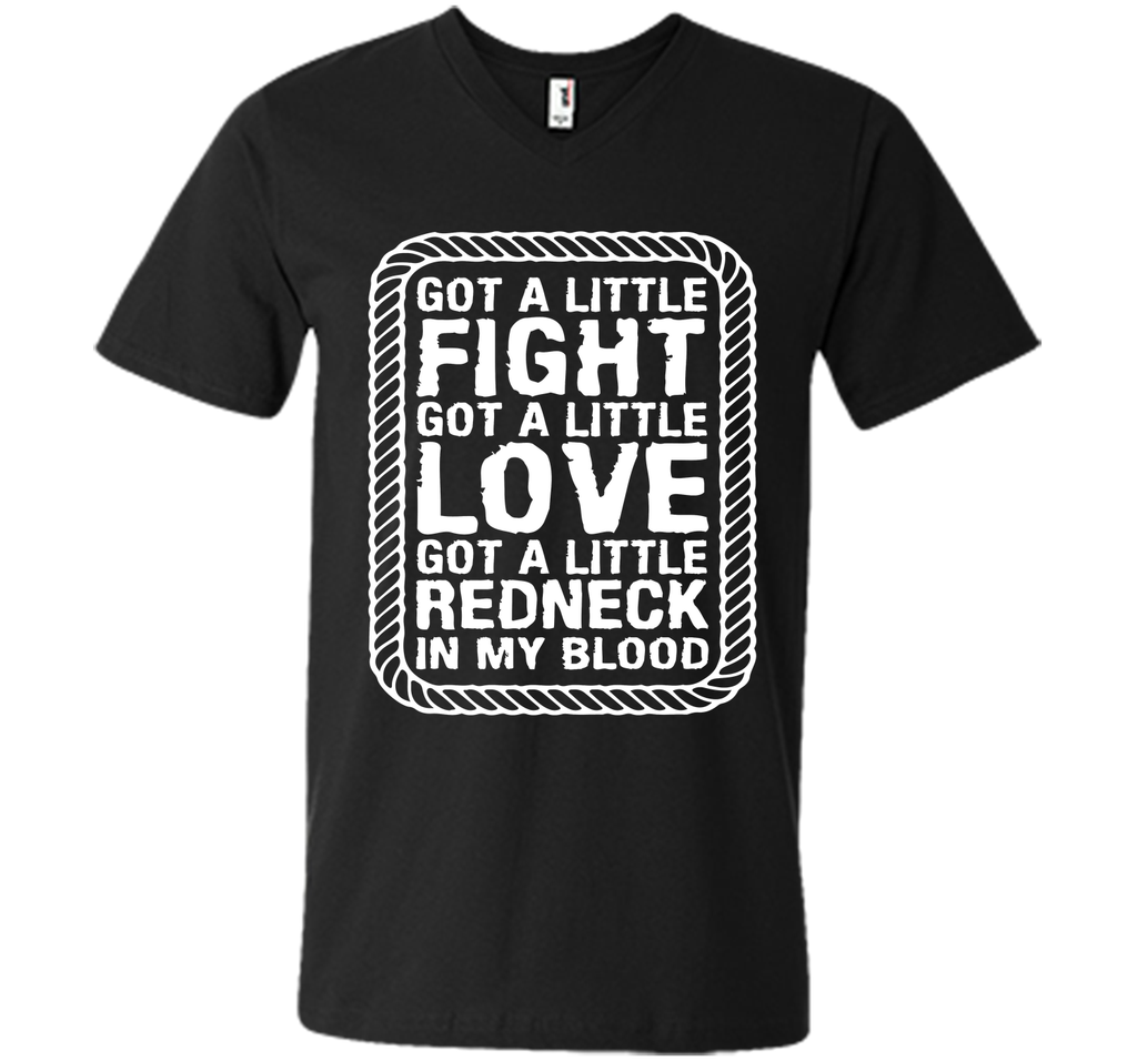 Little Fight Love and Redneck in My Blood T-shirt T-Shirt