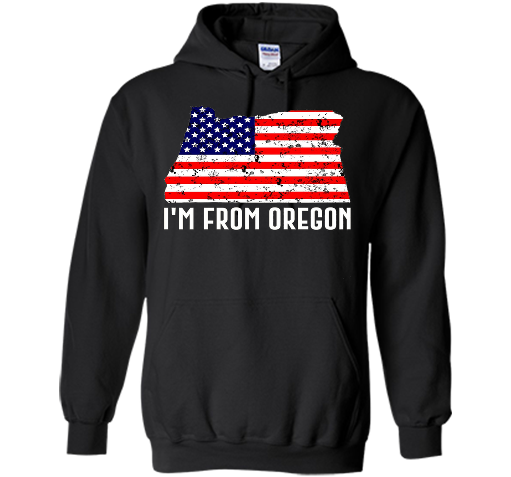 Proud of Oregon USA flag Independence day Tshirt