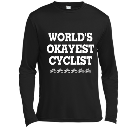 WORLD'S OKAYEST CYCLIST T SHIRT