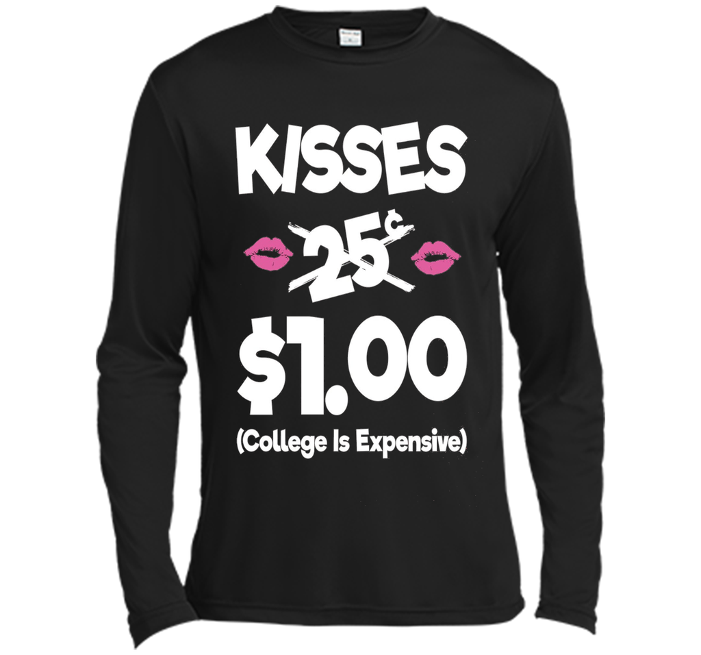 Kisses 25 Cents - Funny Boys & Girls Valentines Day TShirt