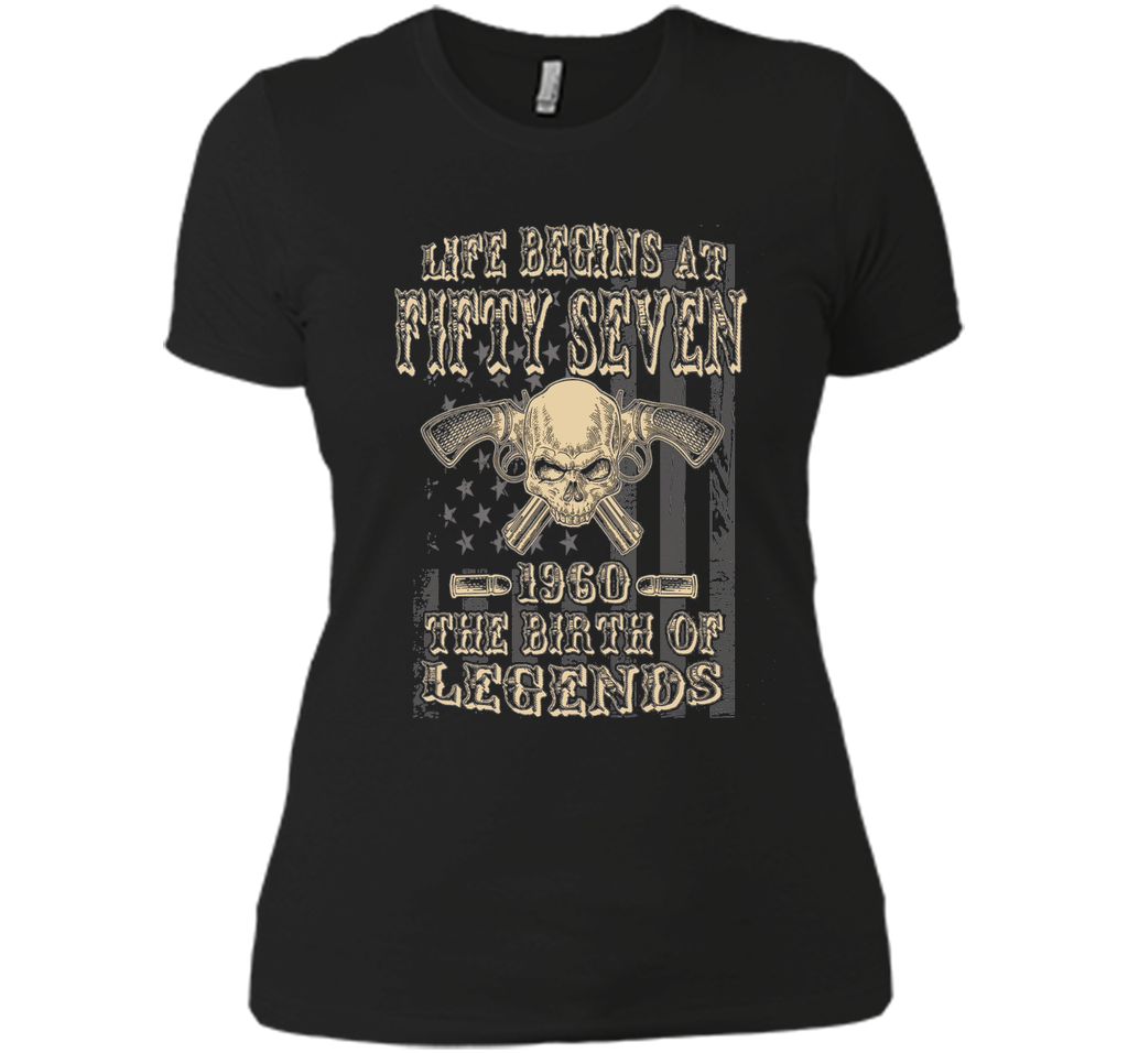 Life Begins At Fifty Seven 1960 The Birth Of Legends t-shirt