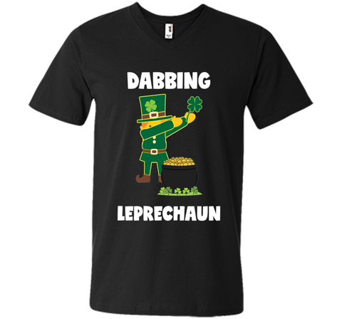 Dabbing Leprechaun St. Patricks Day Tshirt for Boys Girls
