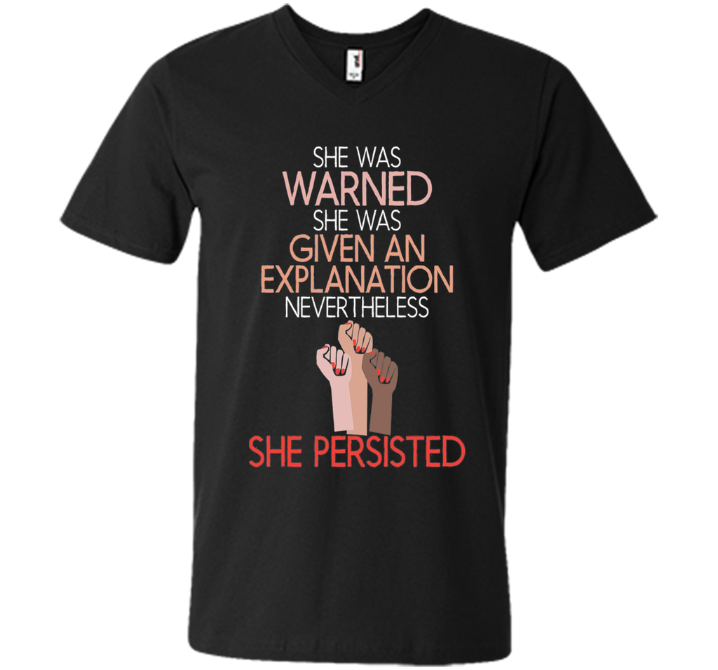 She Was Warned Nevertheless She Persisted Women Hot T-shirt