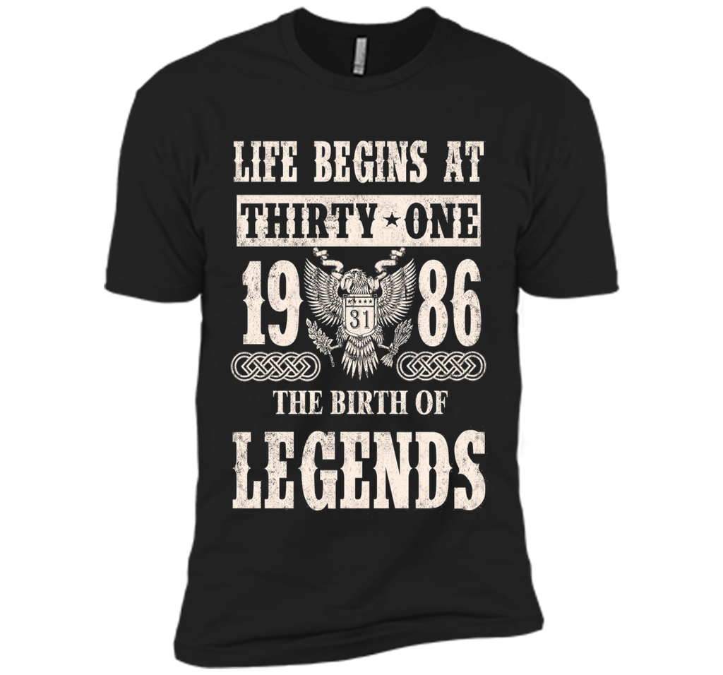 Life Begin At Thirty-One 1986 T Shirt
