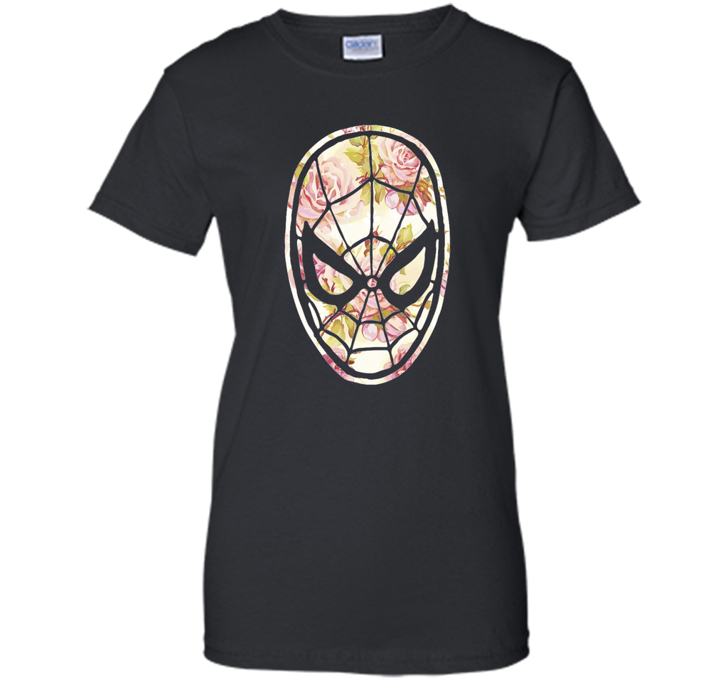 Spider-Man Floral Print Graphic T-Shirt