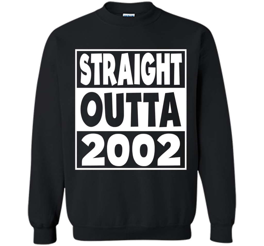 15th Birthday Gift T-Shirt Straight Outta 2002
