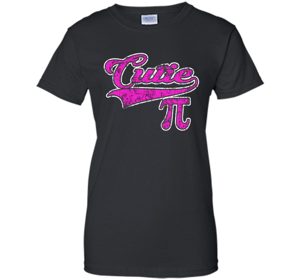 Cutie Pi 3.14 Funny Math Geek Distressed T-Shirt