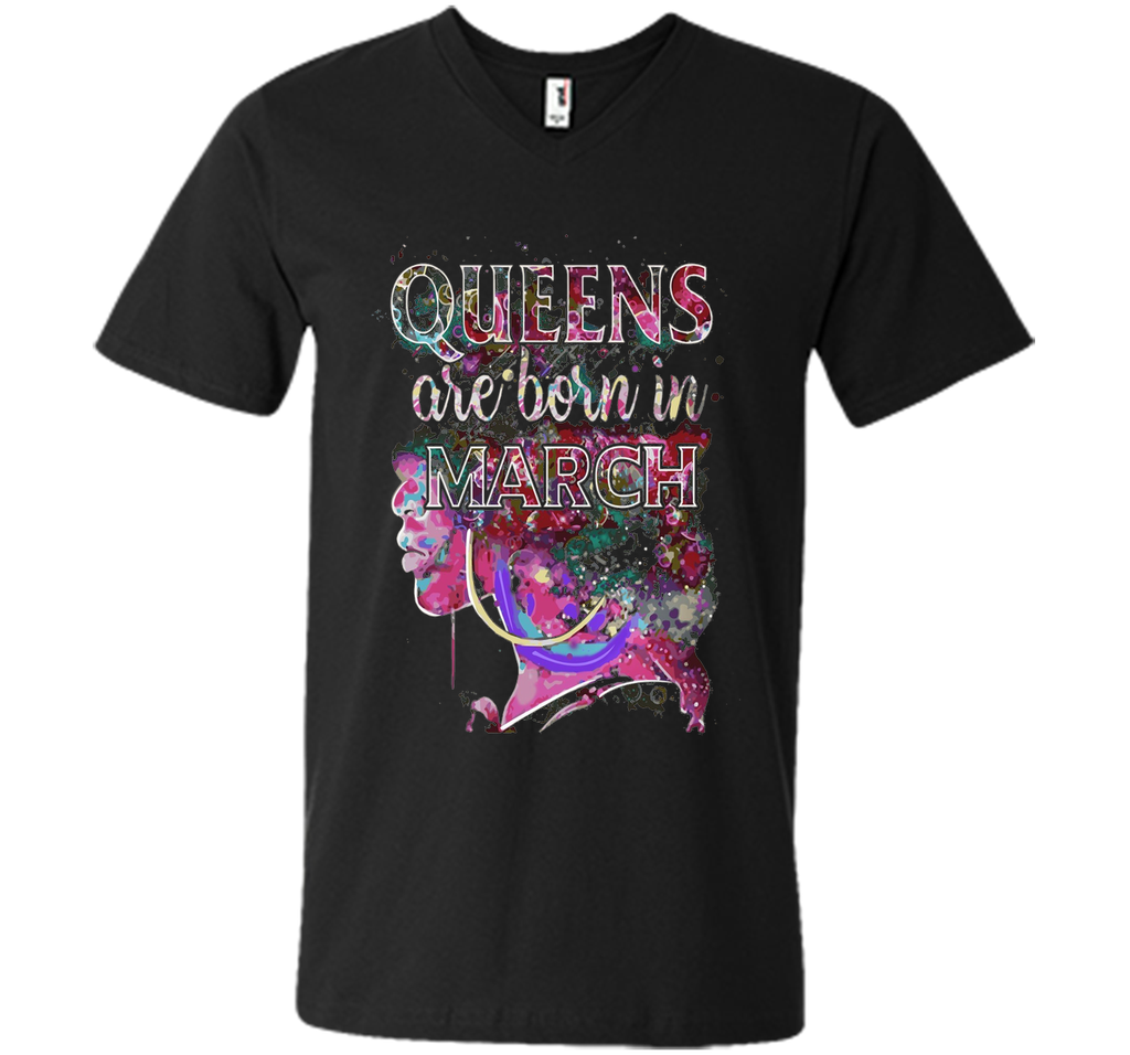 March Queens, Colorful Birthday T-Shirt