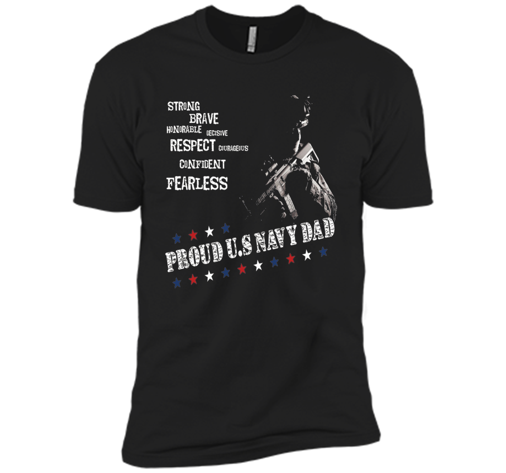 Mens Proud US Navy Dad Shirt, Pride Memorial Day T-Shirt