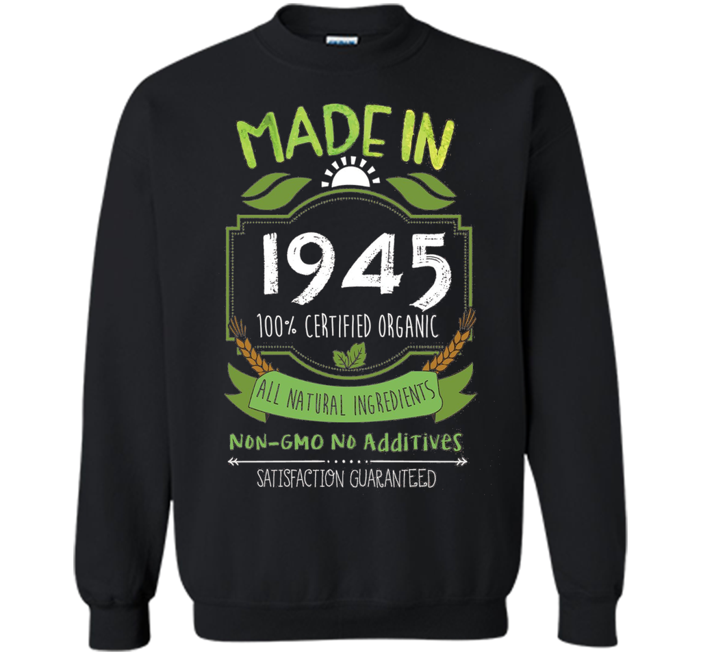 Made In 1945 Organic 71st Birthday 71 Years Old Gift T-Shirt