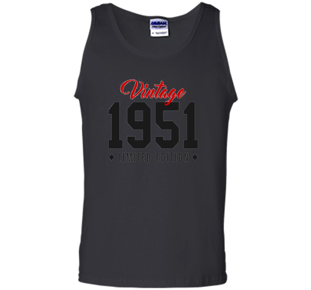 65th Birthday Gift T-Shirt Vintage 1951 Limited Edition Red