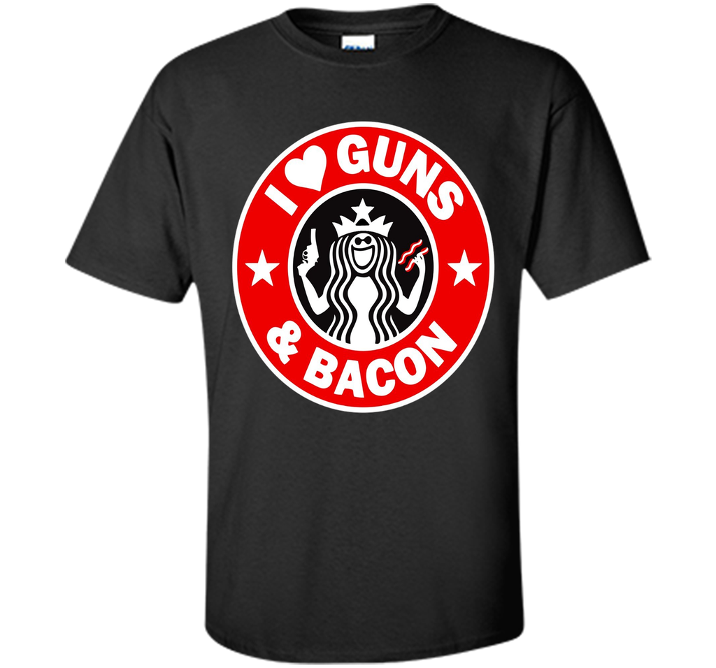 I Love Guns And Bacon T-Shirt