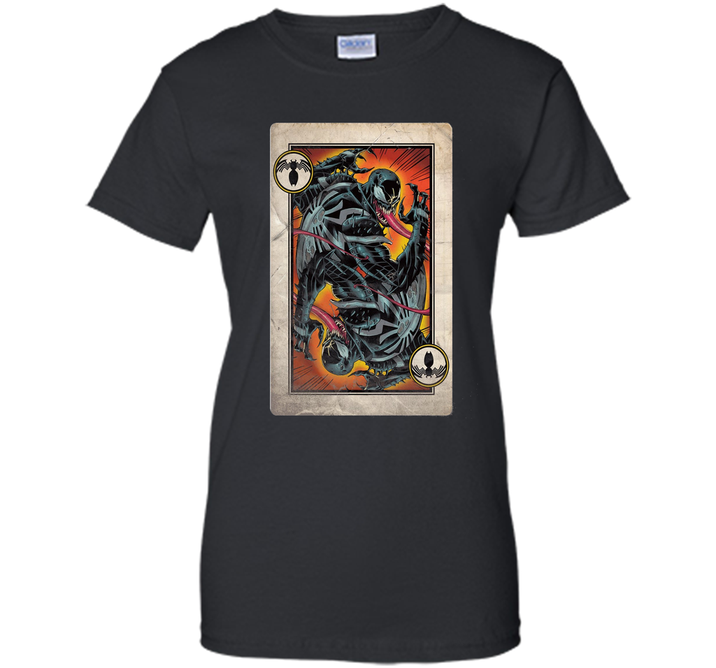 Venom Playing Card Graphic T-Shirt
