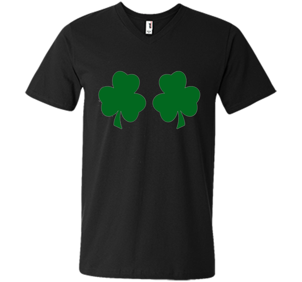 Irish Shamrock Boobs Funny St. Paddy's Day T-shirt
