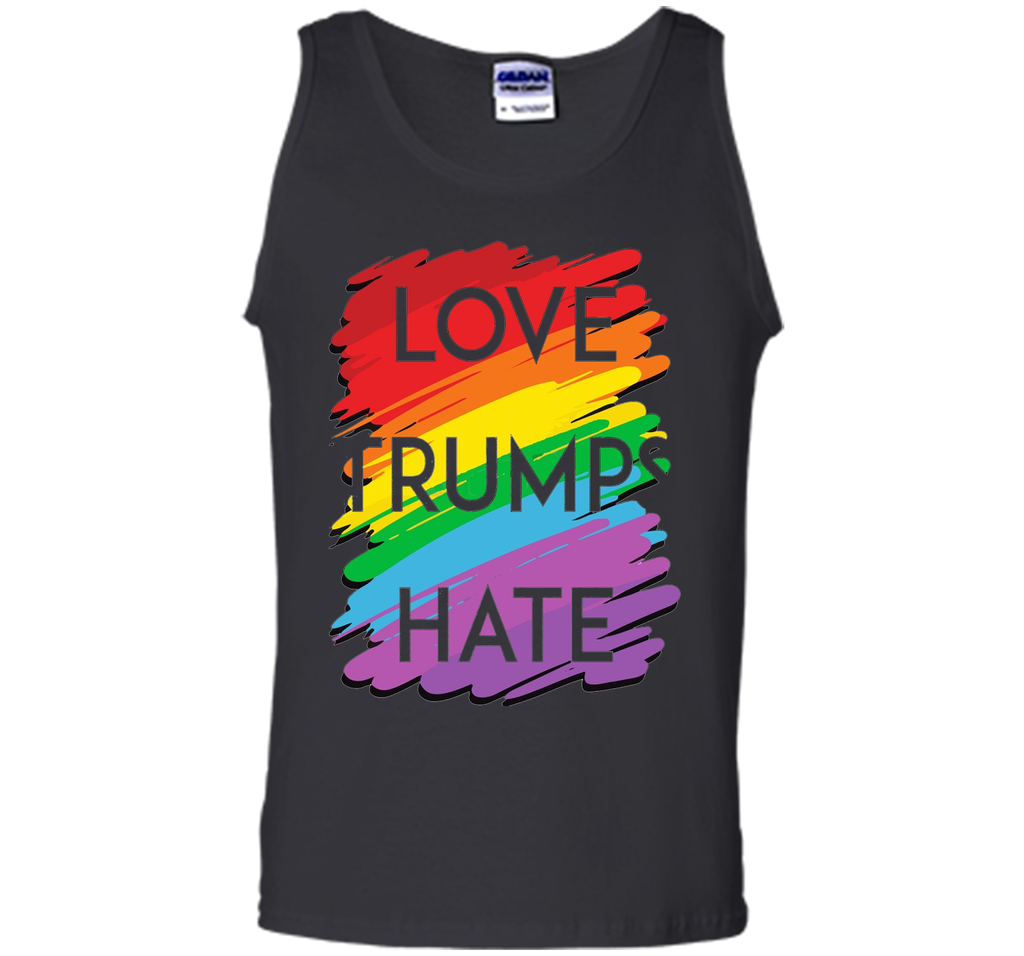 Love Trumps Hate T Shirt Rainbow