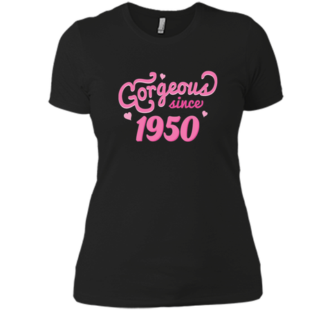 1950 Birth Year Ladies Cute Birthday T-shirt