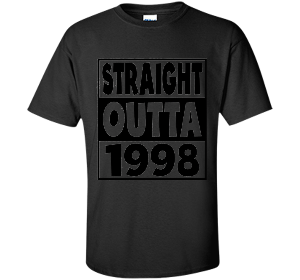 19th Birthday Gift T-Shirt Straight Outta 1998 White