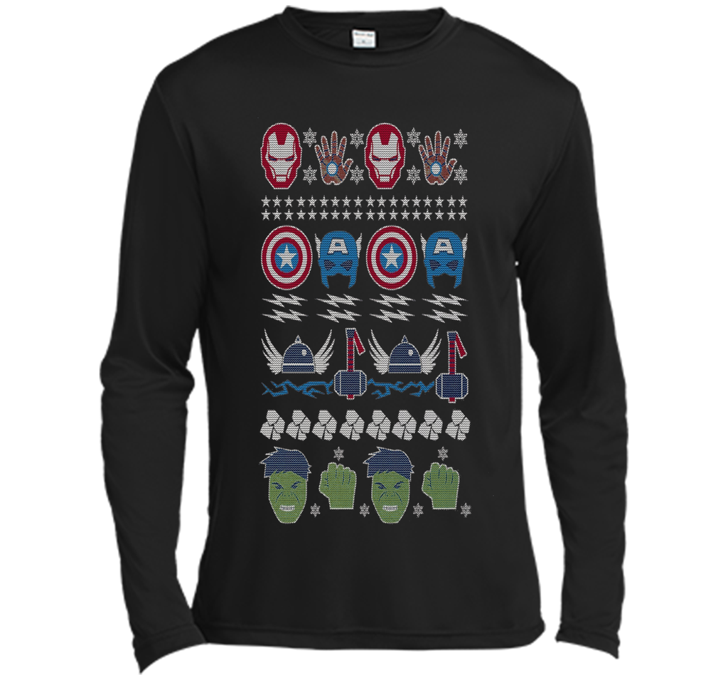 Avenger Winter Ugly Christmas Sweater Graphic T-Shirt