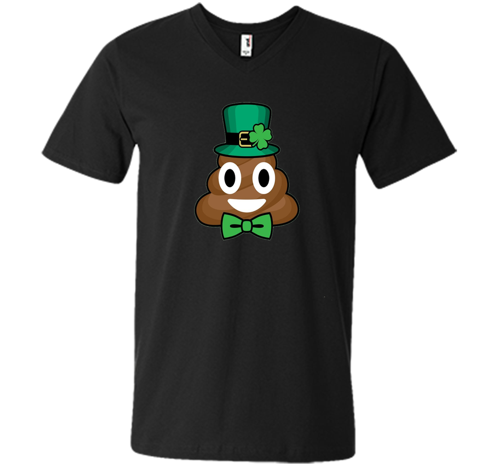 Leprechaun Costume Poop Emoji Funny St Patricks Day T-Shirt