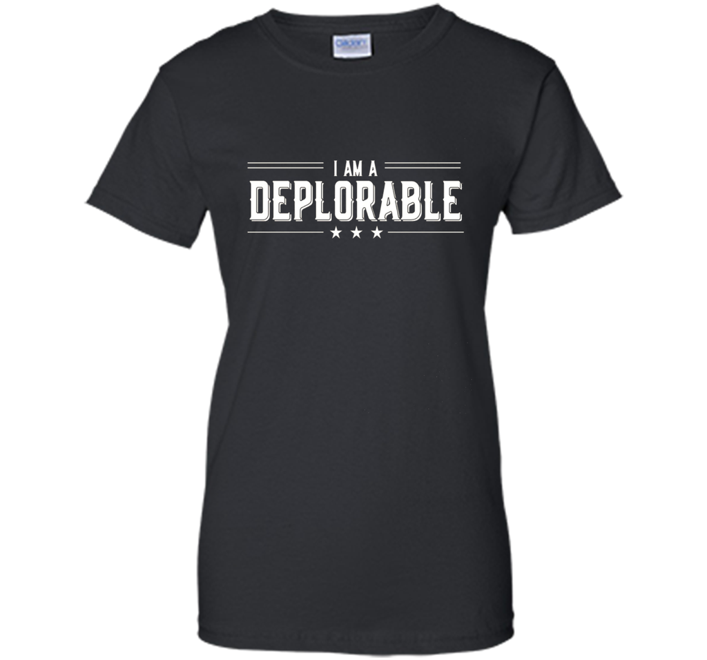 Official Trump I Am a Deplorable T-Shirt