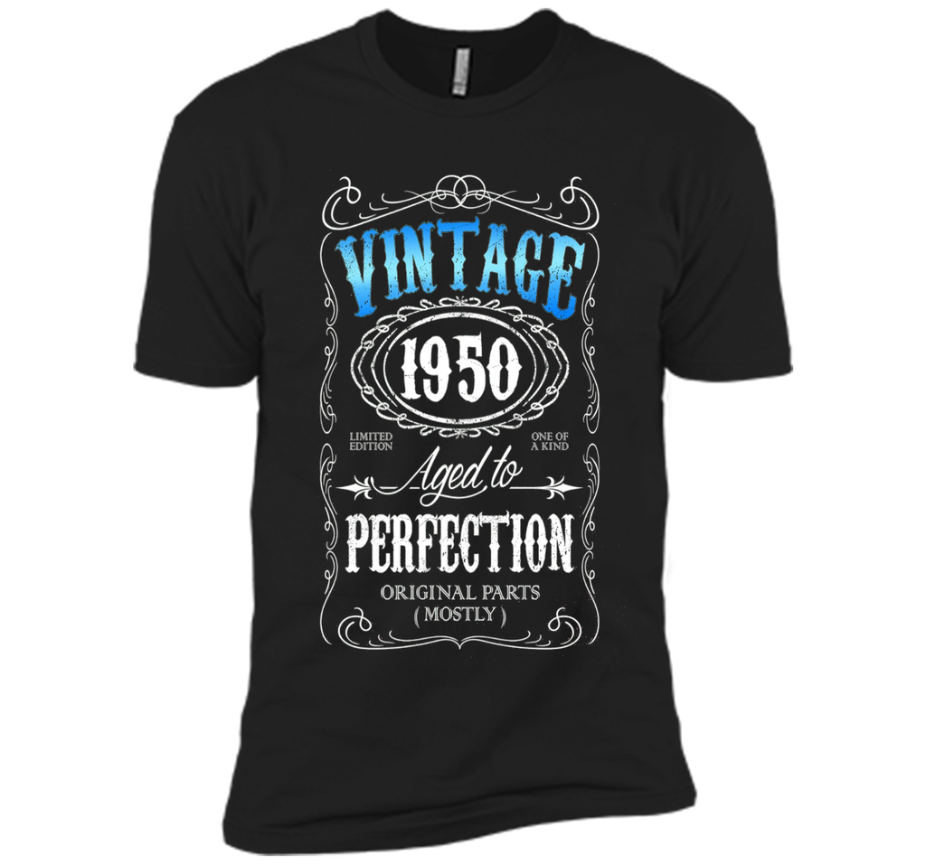 Vintage 1950 aged to perfection 66th birthday gift t shirt