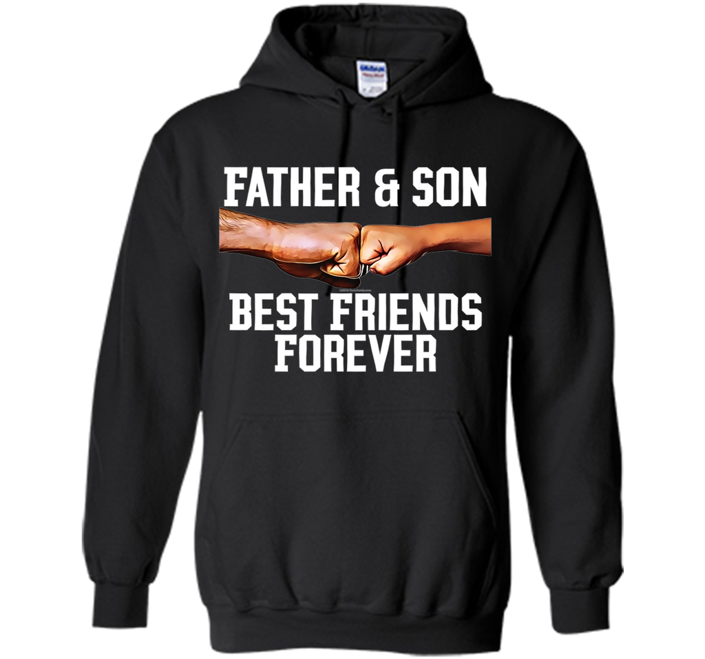 Father and Son Fist Bump Best Friends Father's Day T-Shirt