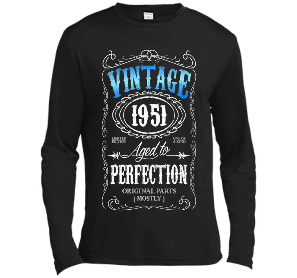 Vintage 1951 aged to perfection 65th birthday gift t shirt