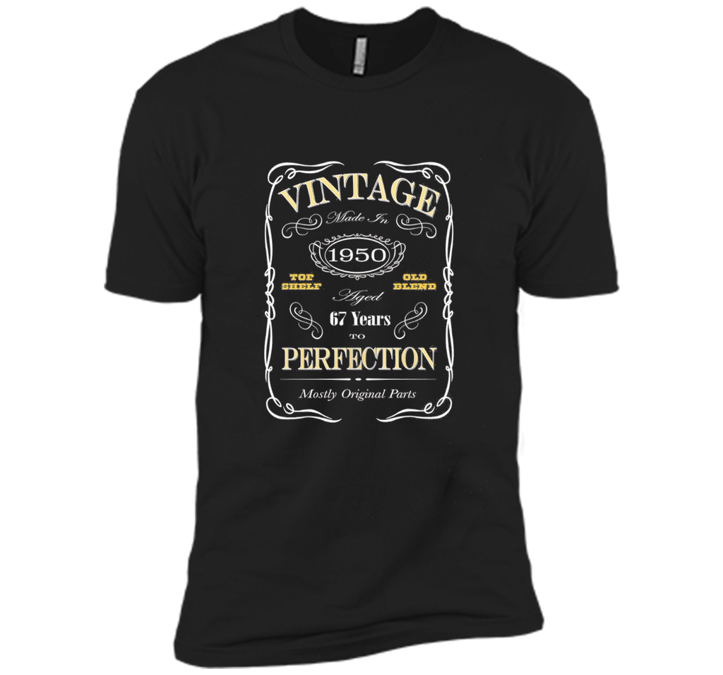 67th Birthday Gift T-Shirt - Born In 1950 Vintage Style