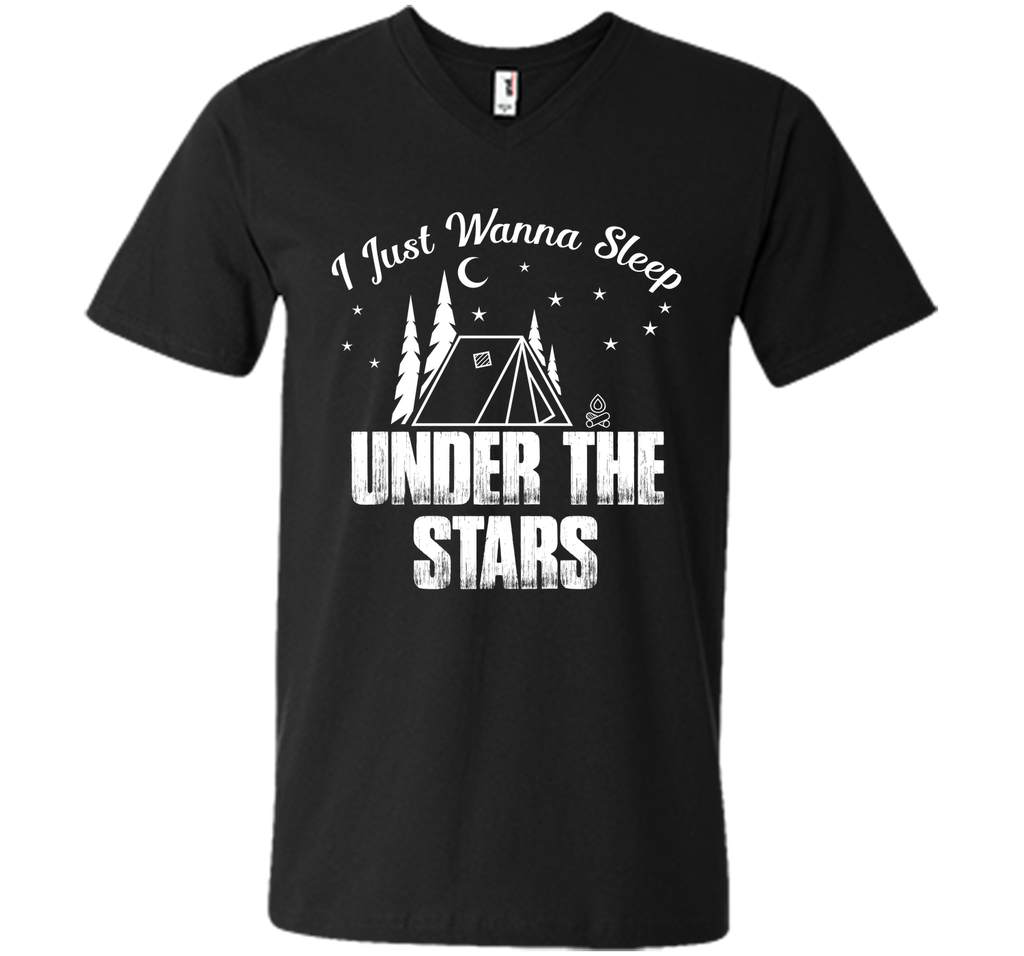 I Wanna Sleep Under The Stars Camping T-Shirt