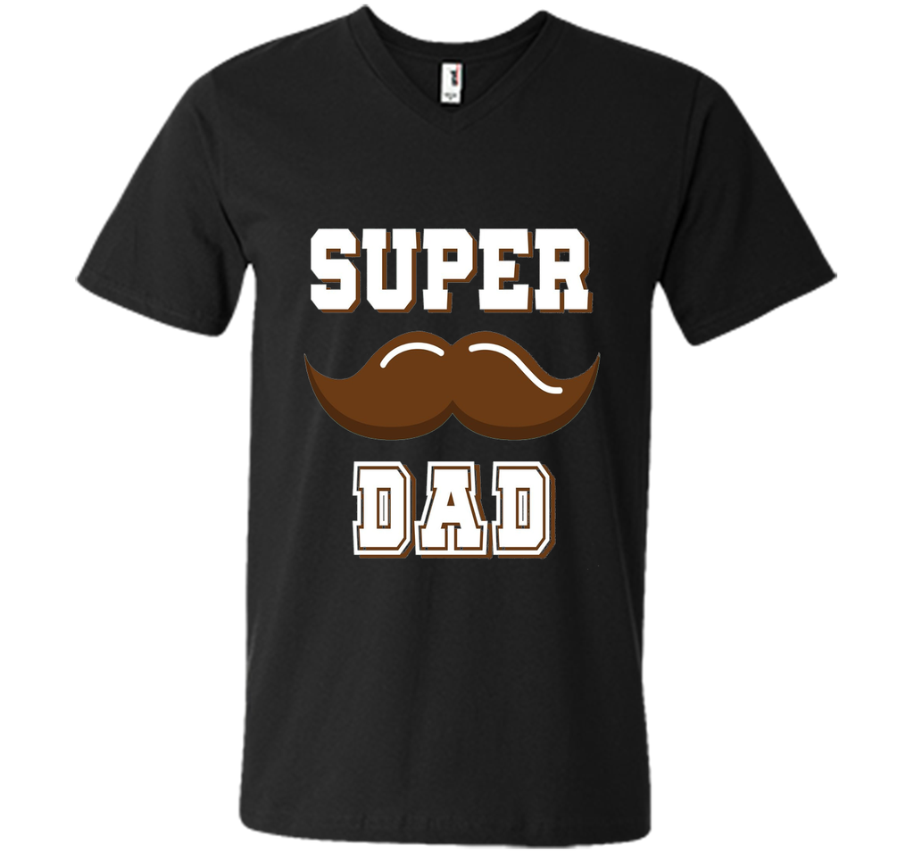 Super Dad Mustache Father's Day Tee Shirt