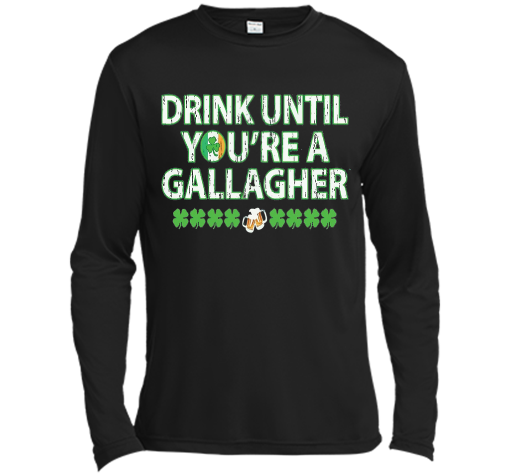Irish Tshirt - Drink until you're a gallagher T-shirts